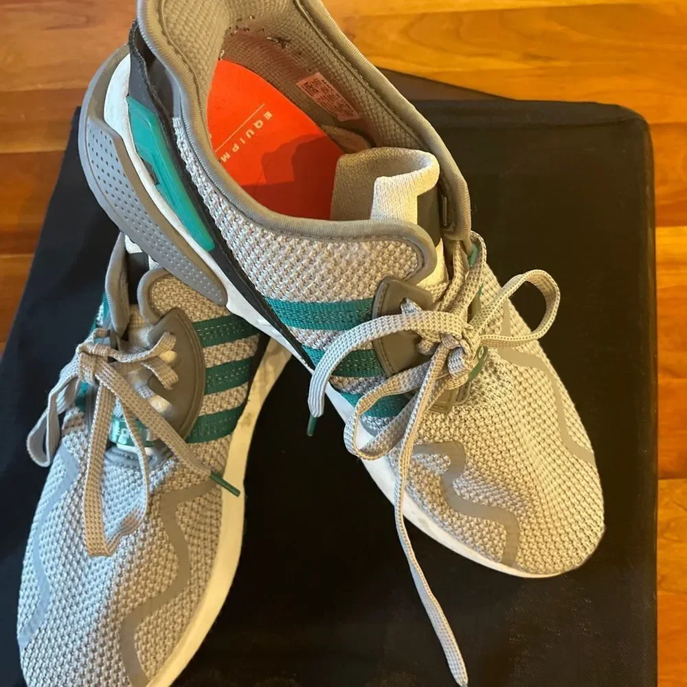 adidas green gray